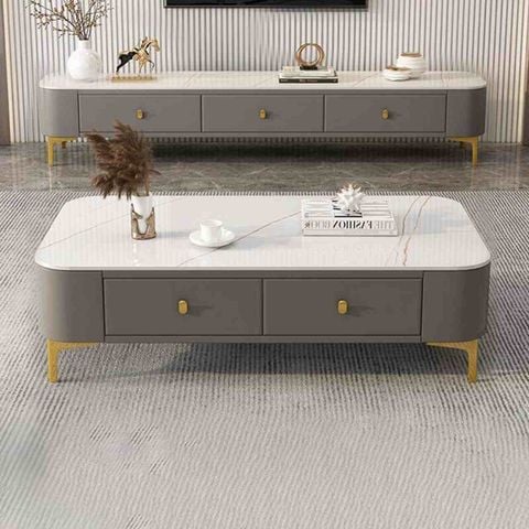 Bàn Trà TC Vân Đá Cao Cấp, Hiện Đại - GM168A