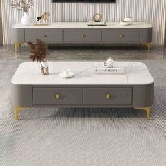 Bàn Trà TC Vân Đá Cao Cấp, Hiện Đại - GM168A