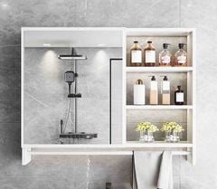 Tủ kệ phòng tắm full trắng - GM207
