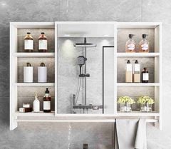 Tủ kệ phòng tắm full trắng - GM207