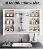 Tủ kệ phòng tắm full trắng - GM207