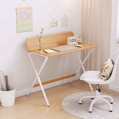 Bàn làm việc khung trắng vân gỗ - GM210
