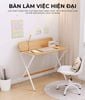 Bàn làm việc khung trắng vân gỗ - GM210