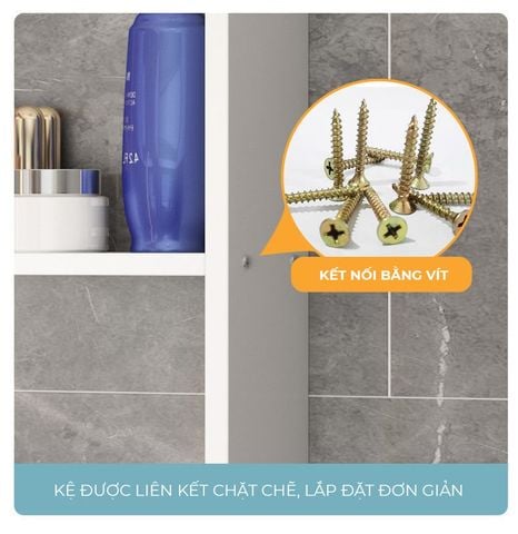 Kệ Treo Tường Full Trắng/ Full Đen - GP331 - Nội Thất IGA Việt Nam