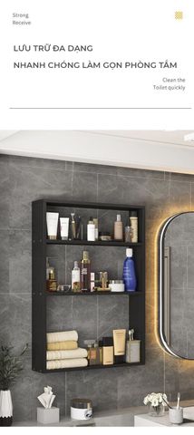 Kệ Treo Tường Full Trắng/ Full Đen - GP331 - Nội Thất IGA Việt Nam