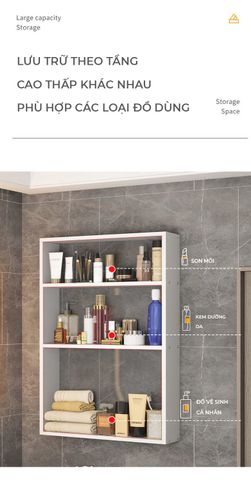 Kệ Treo Tường Full Trắng/ Full Đen - GP331 - Nội Thất IGA Việt Nam