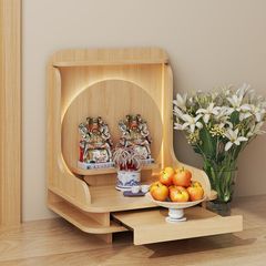 Bàn Thờ Thần Tài Vân Gỗ Có Ngăn Kéo - GP337 - Nội Thất IGA Việt Nam