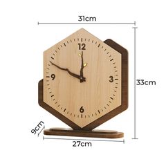 Đồng hồ để bàn hình lục giác GP380.63