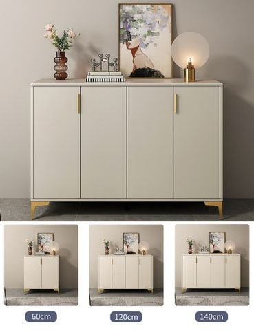 Tủ giày cánh mở full trắng - GP387