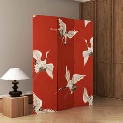 Bộ Bình phong 3 tấm in vải canvas - GP394