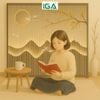 Bộ Bình Phong In Họa Tiết 4 Tấm Vải Canvas- GP392 - IGA VIỆT NAM