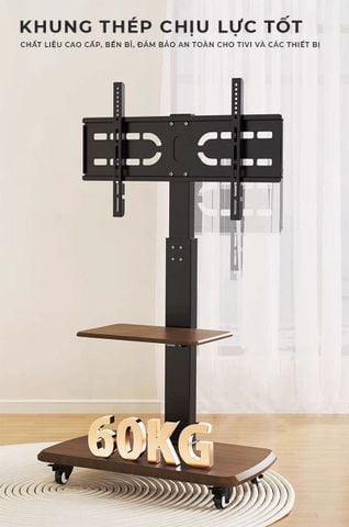 Kệ treo TV di động khung thép chống ghỉ loại nâng hạ - GM173.26 - Nội Thất IGA Việt Nam