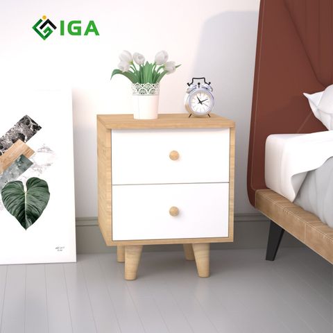 Kệ Đầu Giường - 40x 38x 50cm - Gỗ phối trắng ánh tím- Nhà máy IGA- GP174