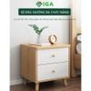 Kệ Đầu Giường - 40x 38x 50cm - Gỗ phối trắng ánh tím- Nhà máy IGA- GP174
