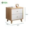 Kệ Đầu Giường - 40x 38x 50cm - Gỗ phối trắng ánh tím- Nhà máy IGA- GP174