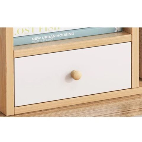 Kệ Sách Để Bàn Gỗ Công Nghiệp Đa Năng có Ngăn Kéo - GP176