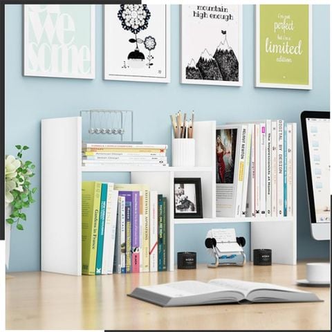 Kệ Sách Để Bàn Gỗ MDF phong cách Bắc Âu hiện đại - GP62