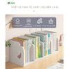 Kệ Sách Gỗ PVC Để Bàn nhỏ gọn cho góc học tập, làm việc đơn giản - IG410