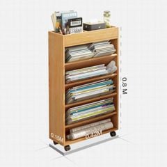 Kệ Sách Di Động Gỗ Công Nghiệp có Ngăn Chéo đa năng - GP189.03