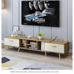 Kệ Tivi Để Sàn Thay Đổi Kích Thước Thông Minh mang phong cách Bắc Âu hiện đại cho không gian phòng khách tối giản - GP83