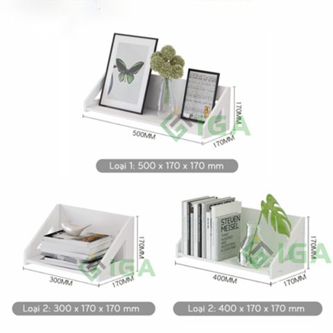 Kệ Treo Tường Gỗ Nhựa - IG387