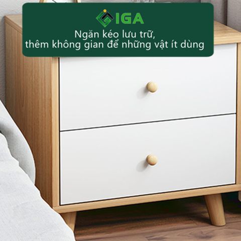 Kệ Đầu Giường - 40x 38x 50cm - Gỗ phối trắng ánh tím - GP174