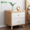Kệ Đầu Giường - 40x 38x 50cm - Gỗ phối trắng ánh tím- Nhà máy IGA- GP174
