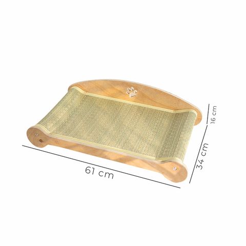 [Giảm giá 60%] Thảm Võng Mèo Gỗ Tự Nhiên Đa Năng IGA Độ Bền Cao – GU9