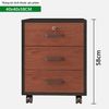 Tủ Hồ Sơ IGA 3 Ngăn Kéo Có Khóa Gọn Gàng, Bảo Mật - GP370