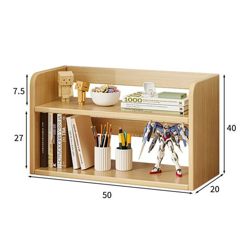 Kệ sách gỗ 2 - 3 tầng đa năng cho không gian gọn gàng, ngăn nắp - Nhà máy IGA - GA37