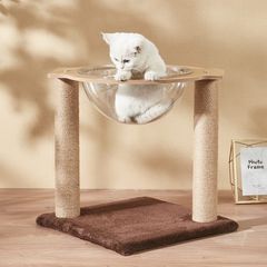 Ổ Mèo Có Chân Đứng IGA Bằng Gỗ Chắc Chắn, An Toàn - GU6