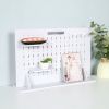 Bảng Pegboard Để Bàn Màu Trắng - Gọn Gàng, Thẩm Mỹ - IG417