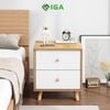 Kệ Đầu Giường - 40x 38x 50cm - Gỗ phối trắng ánh tím- Nhà máy IGA- GP174