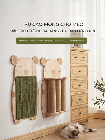 Thảm Cào Móng Treo Tường Cho Mèo IGA Tiện Lợi - GU2
