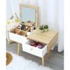 Bàn Phấn Trang Điểm Ngồi Bệt Gỗ MDF kèm gương và ngăn kéo tiện lợi  - GP143