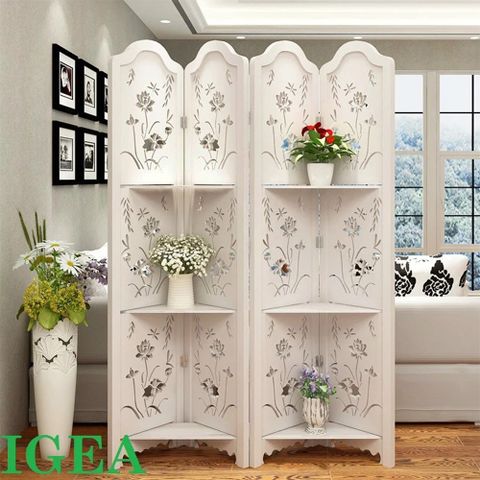 Bình Phong Lá Sen Có Kệ - IG474 - Khai tử