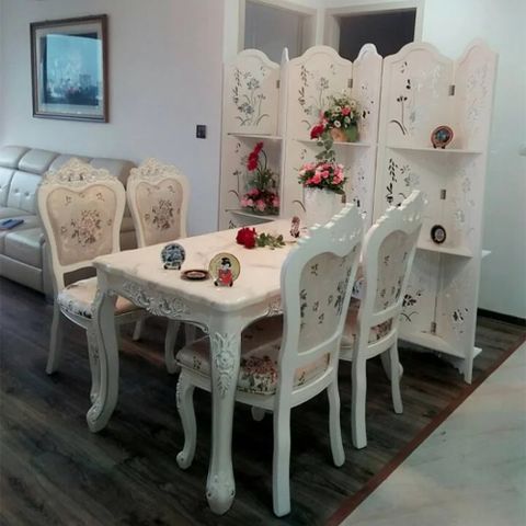 Bình Phong Lá Sen Có Kệ - IG474 - Khai tử