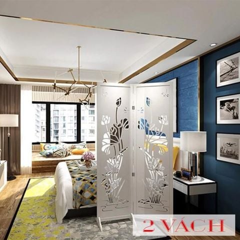 Vách Ngăn IGA Cách Điệu Hoa Sen - IG489