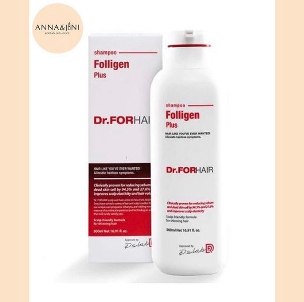  Dầu gội dành cho tóc gãy rụng, hư tổn Dr.FORHAIR 500mL 