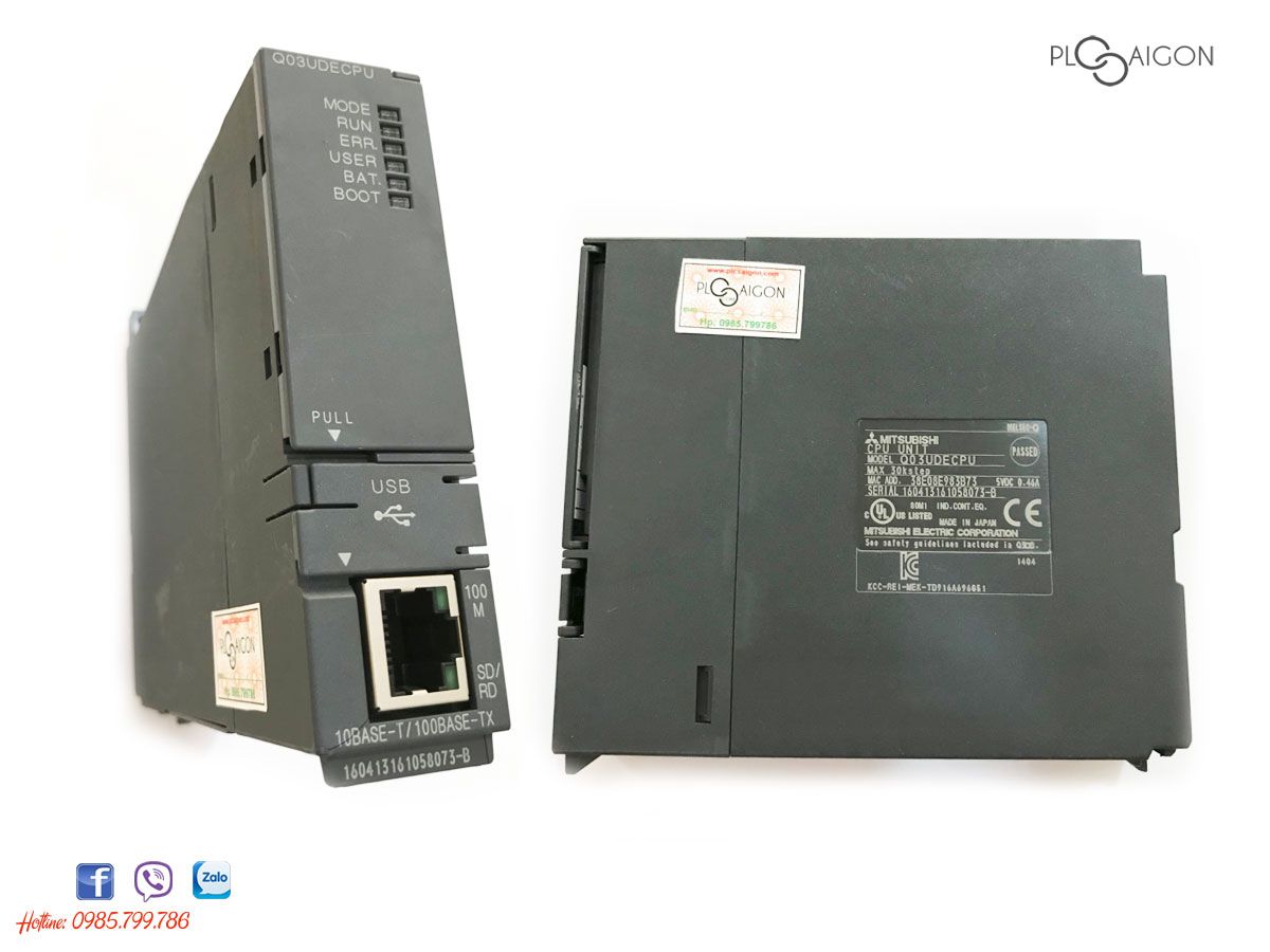 Bộ lập trình Mitsubishi Q06UDHCPU bộ lập trình Q13UDHCPU Q03UDCPU –  PLCSAIGON