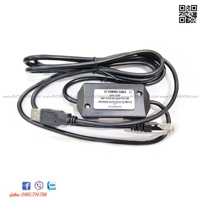  Cáp lập trình biến tần Emerson CT-COMMS-CABLE 