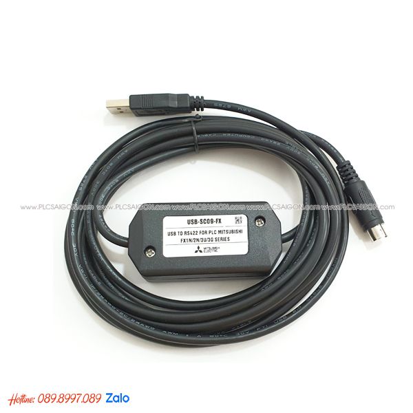 Cáp lập trình USB-SC09-FX | Cáp lập trình Mitsubishi | Cáp PLC SC09 ...