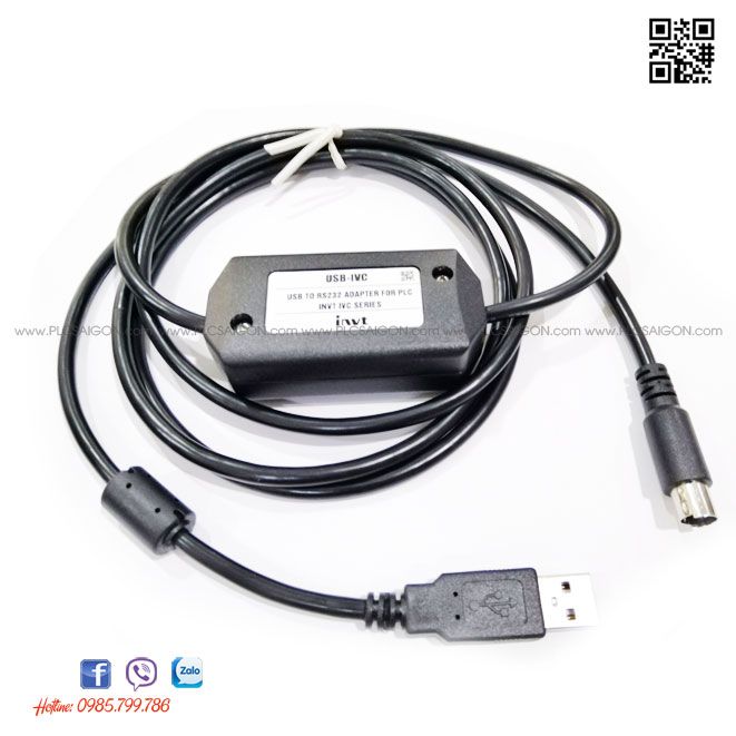  Cáp lập trình PLC Invt USB-IVC 