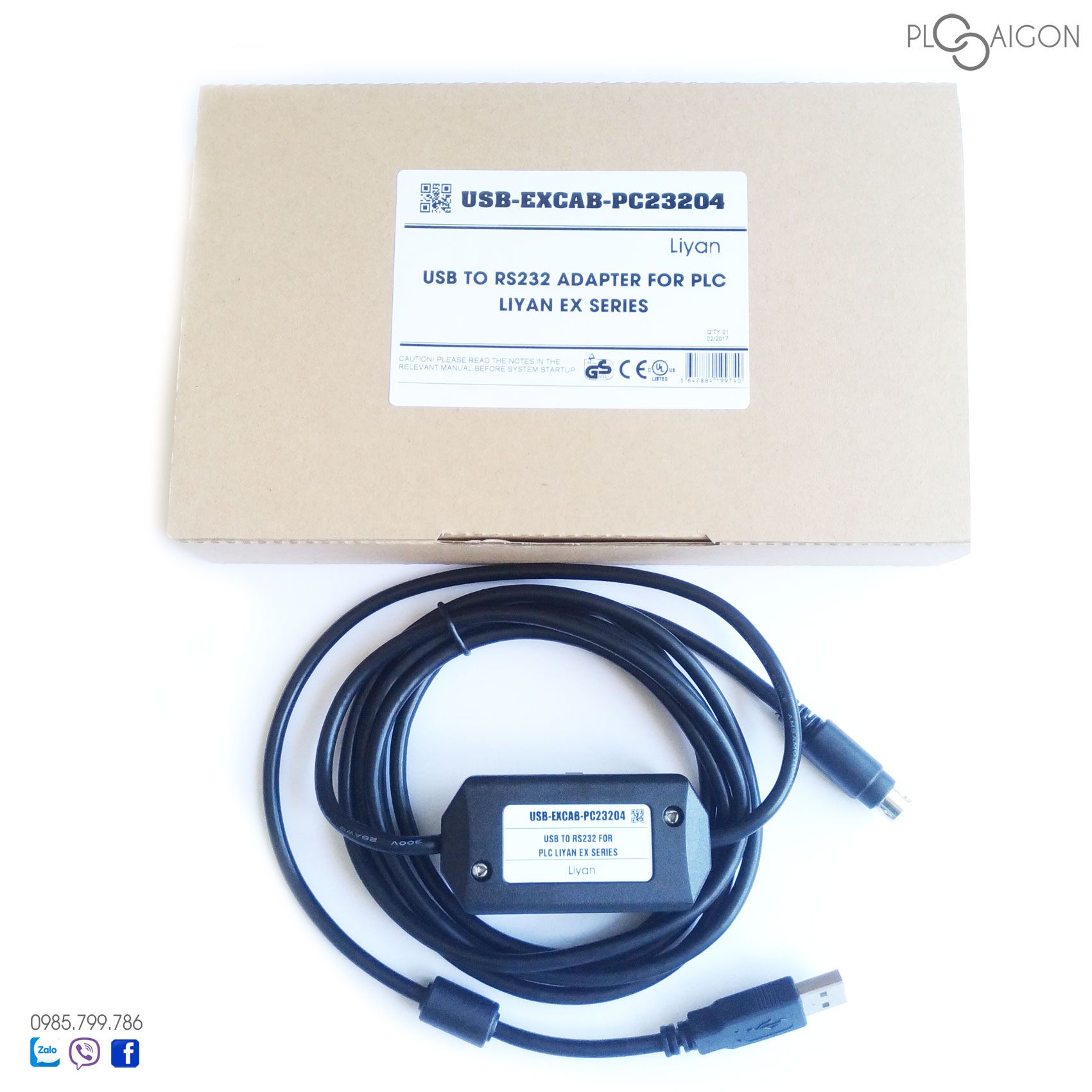  Cáp lập trình PLC Liyan USB-EXCAB-PC23204 