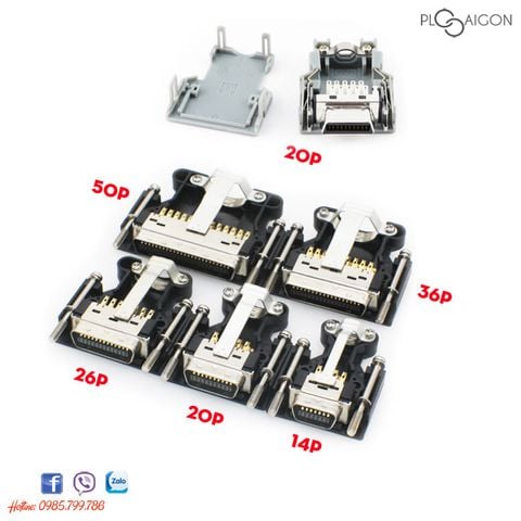  Đầu nối Servo Delta, Mitsubishi, Yaskawa, Fanuc, Panasonic 