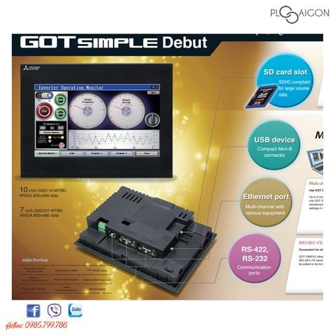  Màn hình HMI GS2110-WTBD 