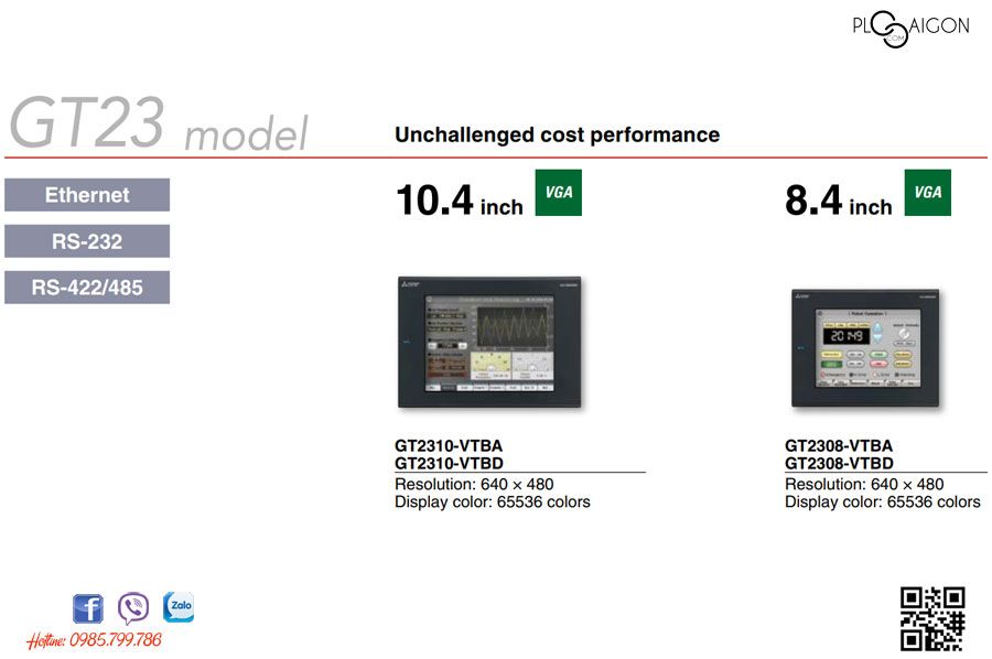  Màn hình HMI Mitsubishi GT2310, GT2308 