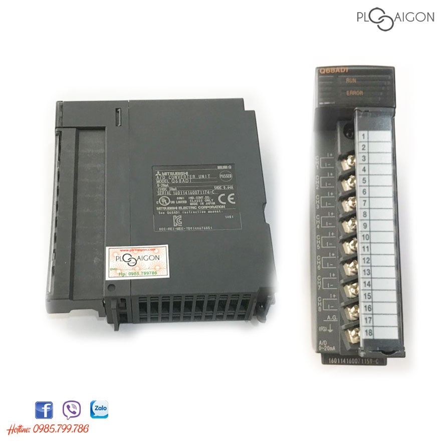 三菱PLC Q68ADI 新品 Amazon.co.jp: MELSEC-Q アナログ－デジタル変換ユニット Q68ADI