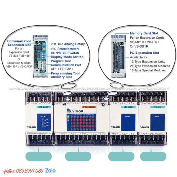  PLC Vigor VB0-14MR-A, VB0-14MT-A 