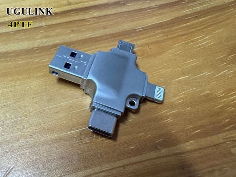 Đầu Đọc Thẻ nhớ TF 4 cổng 4PTF , điện thoại, máy tính đọc thẻ nhớ Micro SD
